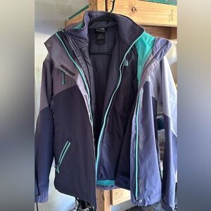 North Face Winter Jacket with Detachable Liner